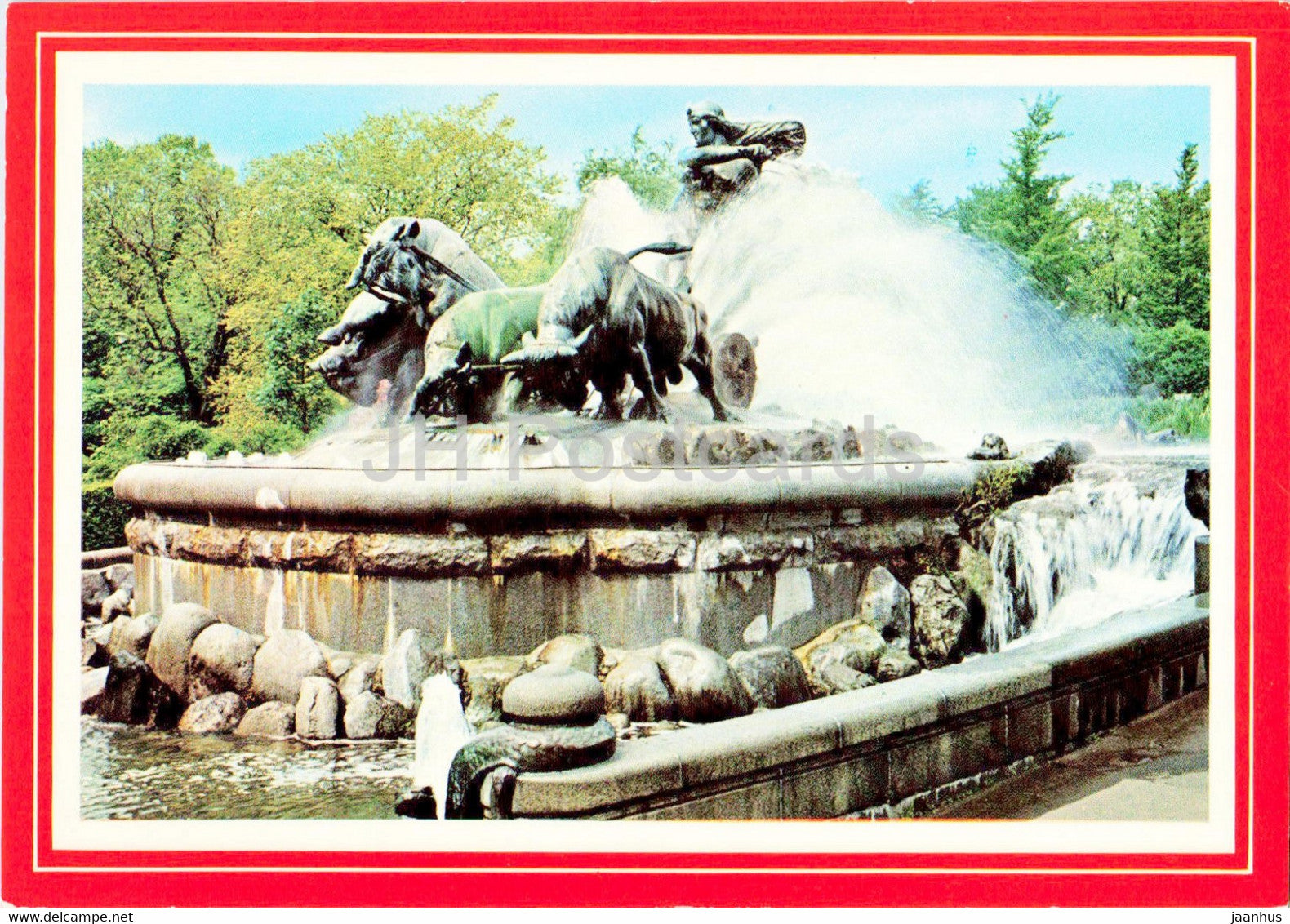 Copenhagen - The Gefion Fountain - 159 - Denmark - unused - JH Postcards