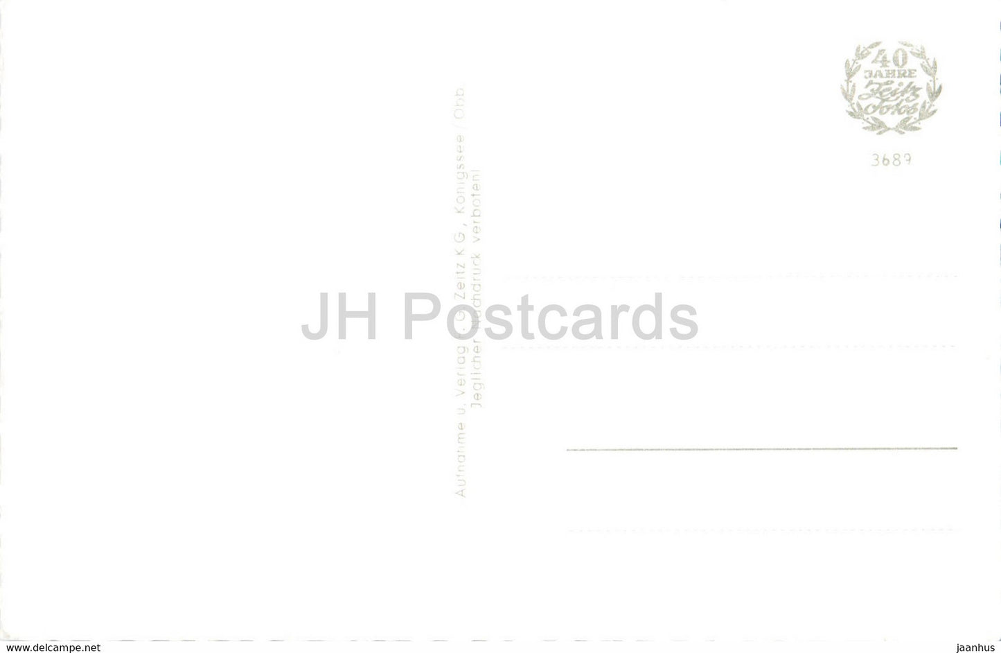 Die Eifelmaare - Weinfeldermaar - Pulvermaar - Gemündener Maar - alte Postkarte - Deutschland - unbenutzt