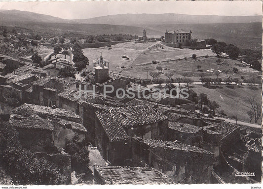 Aiguines - Route des gorges du Verdon - La corniche du Var apres le col d'Iloire - old postcard - 1952 - France - used - JH Postcards