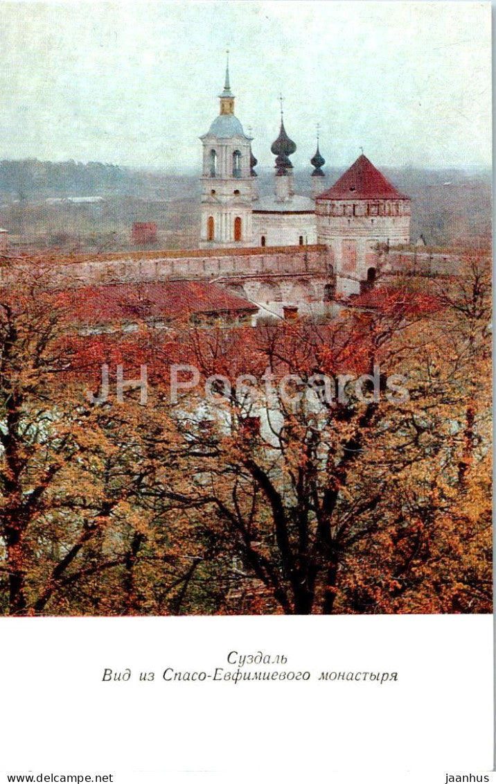 Suzdal - View from the Redeemer Euphimi Monastery - 1977 - Russia USSR - unused - JH Postcards