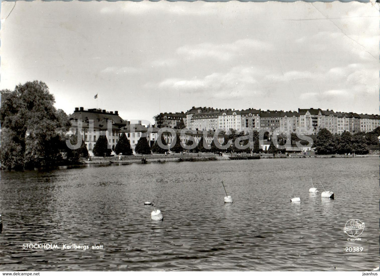 Stockholm - Karlsberg slott - castle - 20389 - 1961 - Sweden - used - JH Postcards