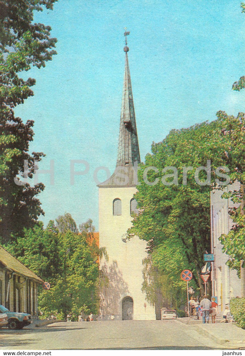 Paide - A View from Pikk street - 1993 - Estonia - unused - JH Postcards