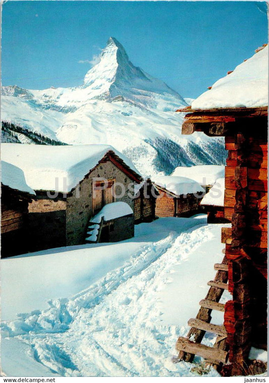 Zermatt - Eggenalp - Matterhorn - 287 - Switzerland - used - JH Postcards