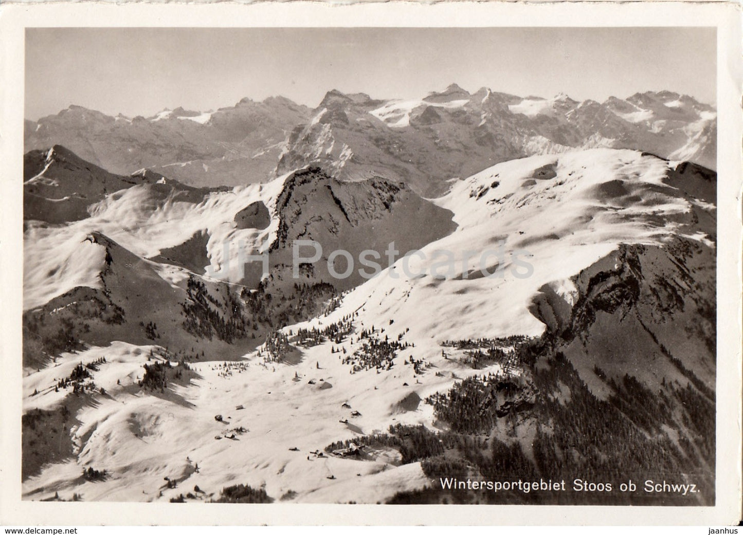 Wintersportgebiet Stoos ob Schwyz - 1670 - Switzerland - unused - JH Postcards