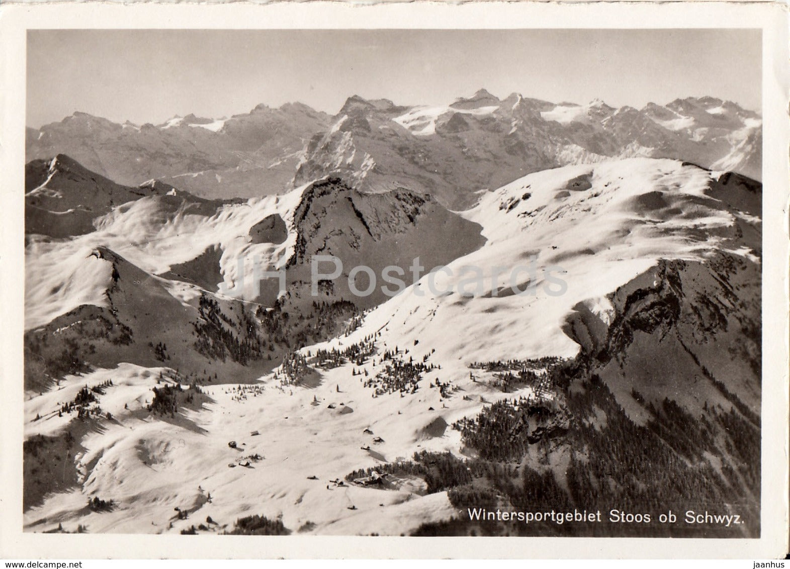 Wintersportgebiet Stoos ob Schwyz - 1670 - Switzerland - unused - JH Postcards