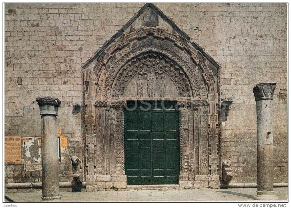 Portale S. Agostino - the portal - Andria - Puglia - 58 - Italia - Italy - unused - JH Postcards