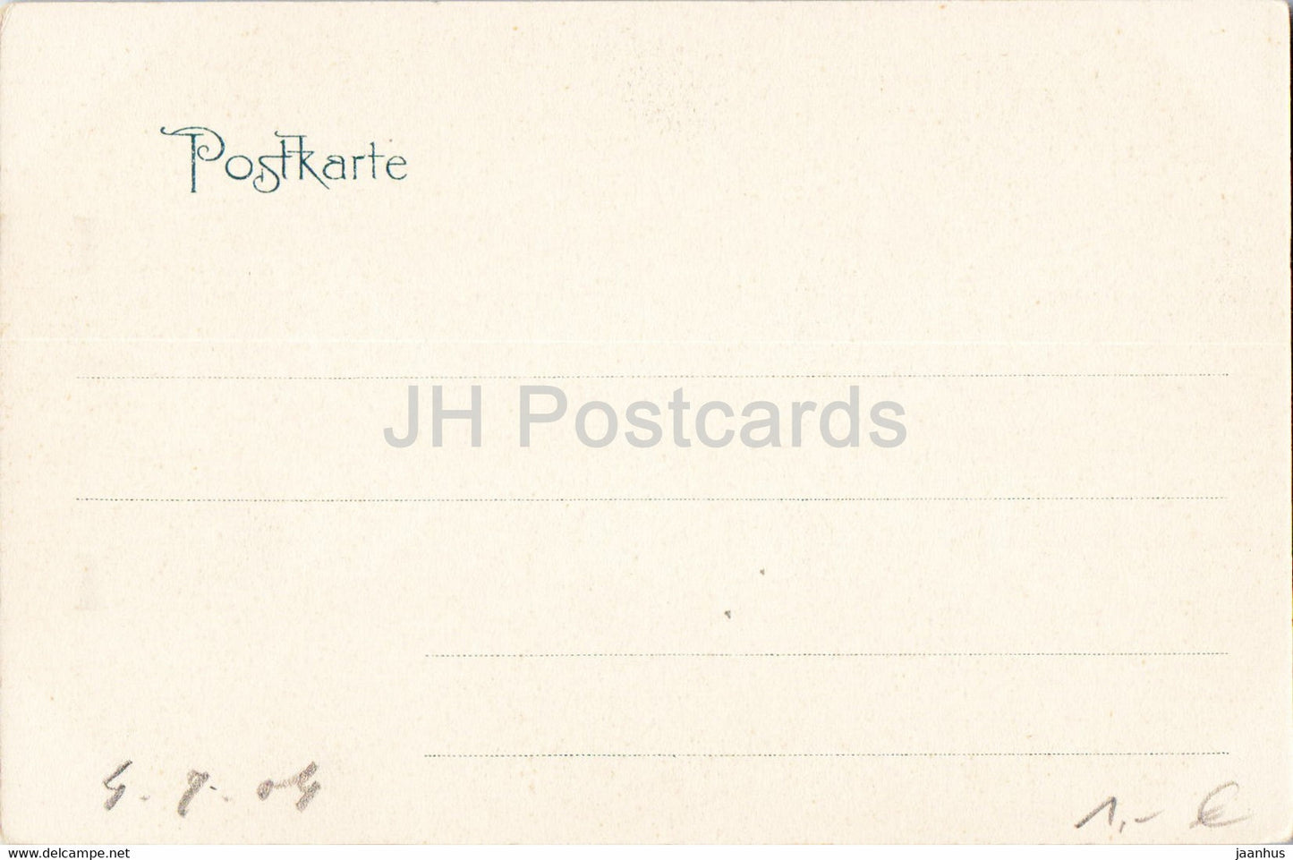 Bodethal i Harz - Jungfernbrucke bei Konigsruhe - bridge - old postcard - Germany - unused