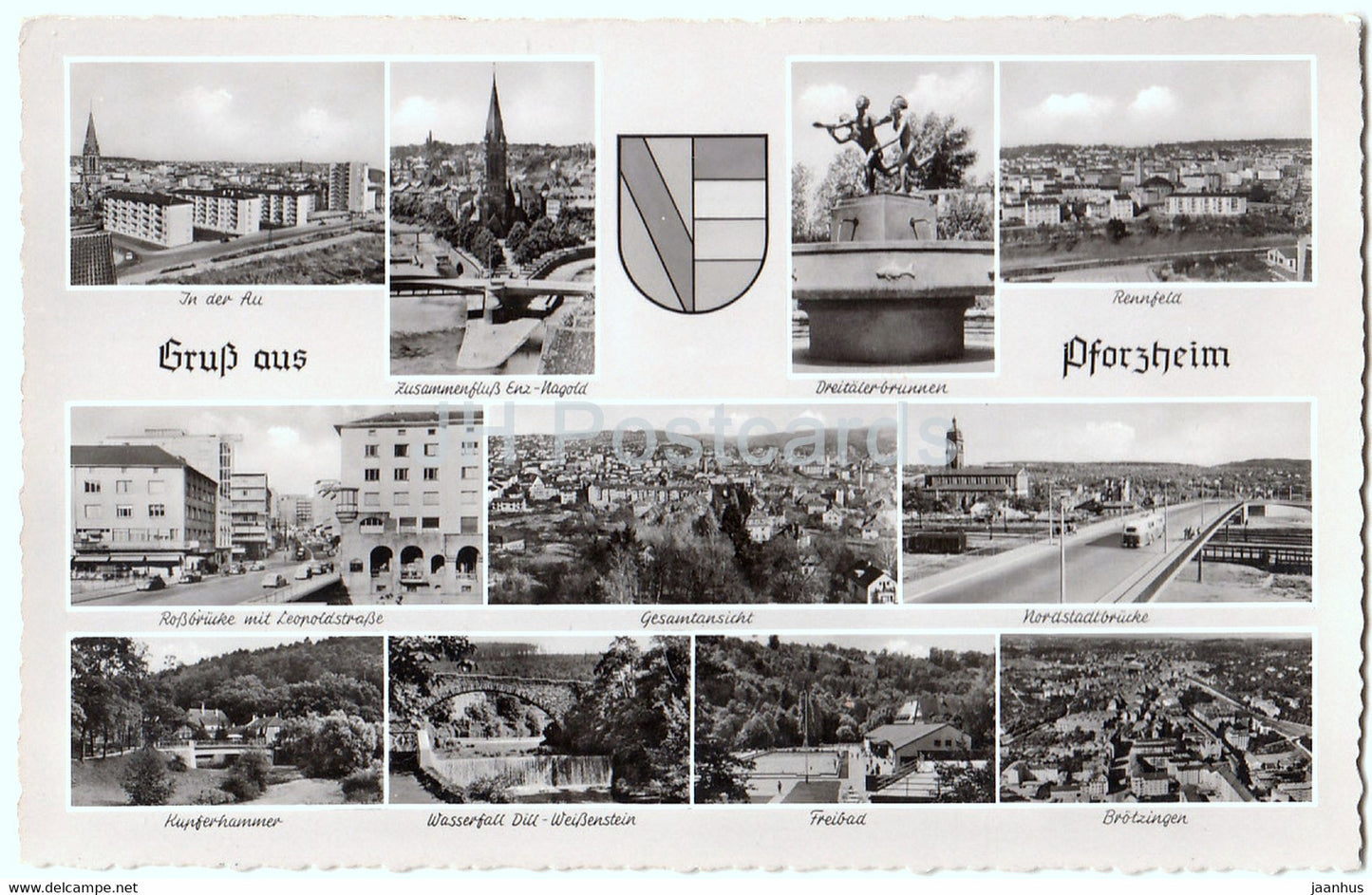 Gruss aus Pforzheim - Germany - unused - JH Postcards