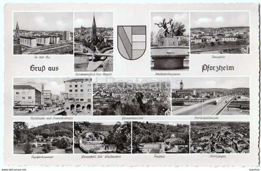 Gruss aus Pforzheim - Germany - unused - JH Postcards