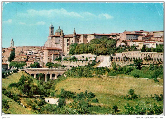 panorama - Urbino - Marche - 6 - Italia - Italy - sent from Italy to Germany 1984 - JH Postcards