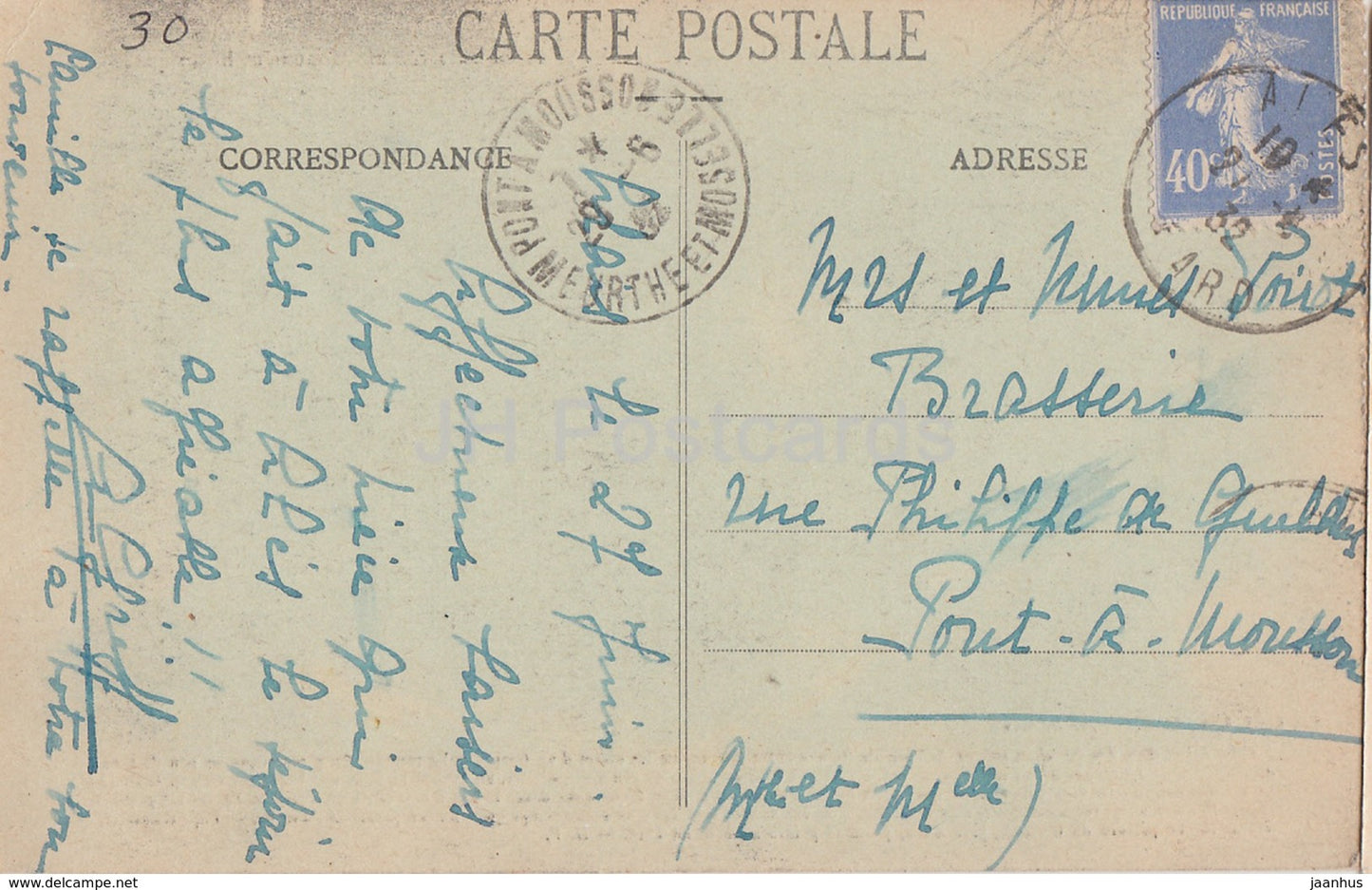 Alais - Cathédrale St Jean - cathédrale - carte postale ancienne - 1932 - France - occasion