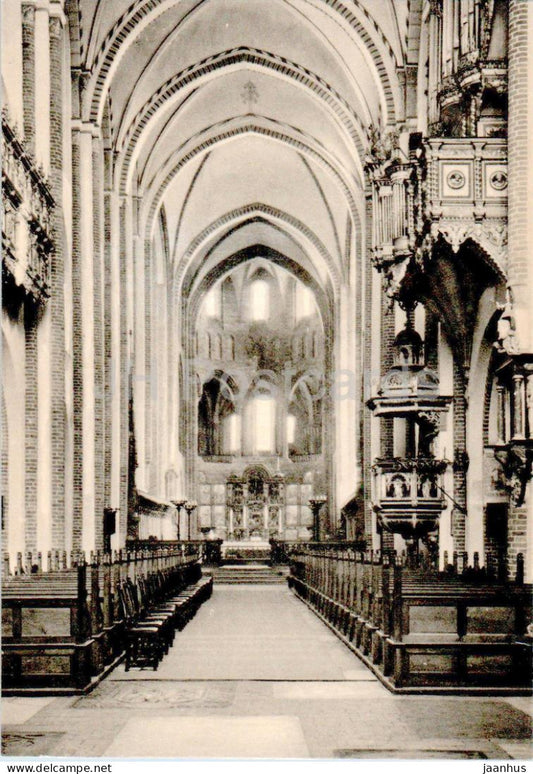 Roskilde cathedral - Roskilde Domkirke - 6416 - old postcard - Denmark - unused - JH Postcards