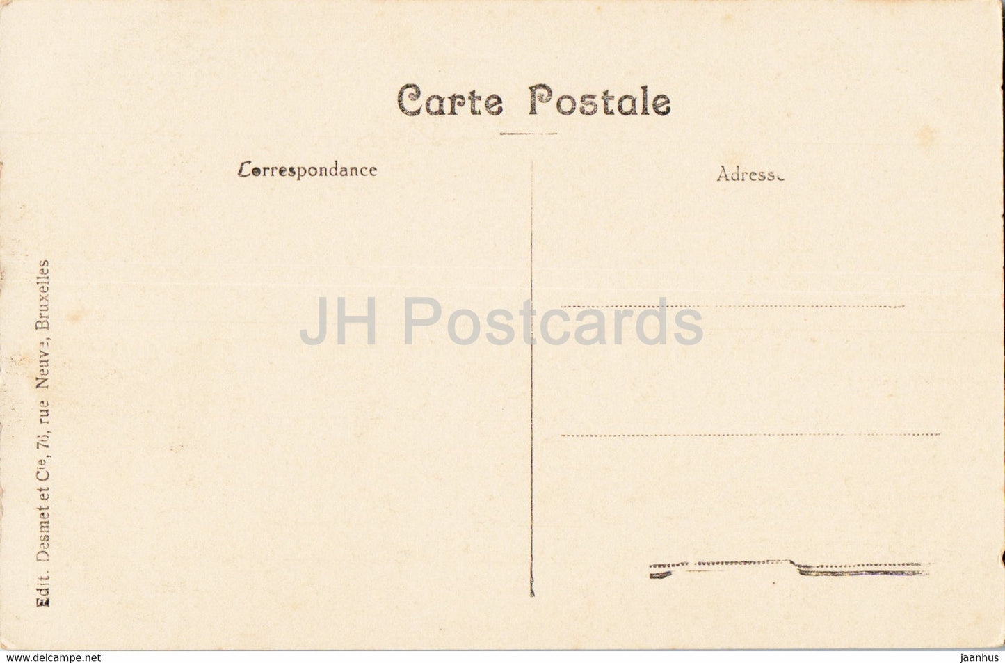 Bruxelles - Bruxelles - Grand Place - Maison du Roi et Marché aux Fleurs - carte postale ancienne - Belgique - inutilisée