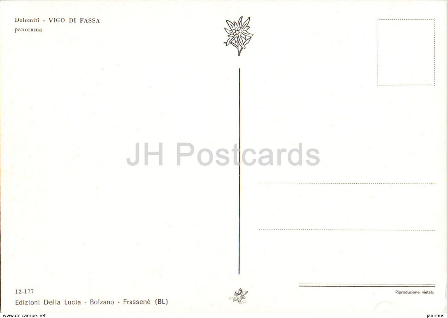 Dolomiti - Vigo di Fassa - Panorama - Italy - unused