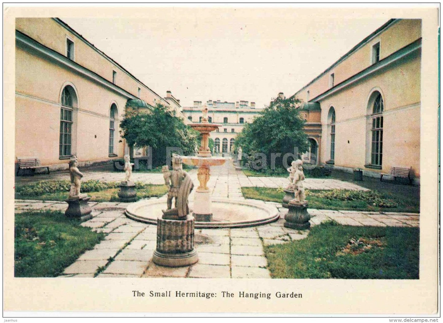 The Hanging Garden - The large Hermitage - Leningrad - St. Petersburg - 1979 - Russia USSR - unused - JH Postcards