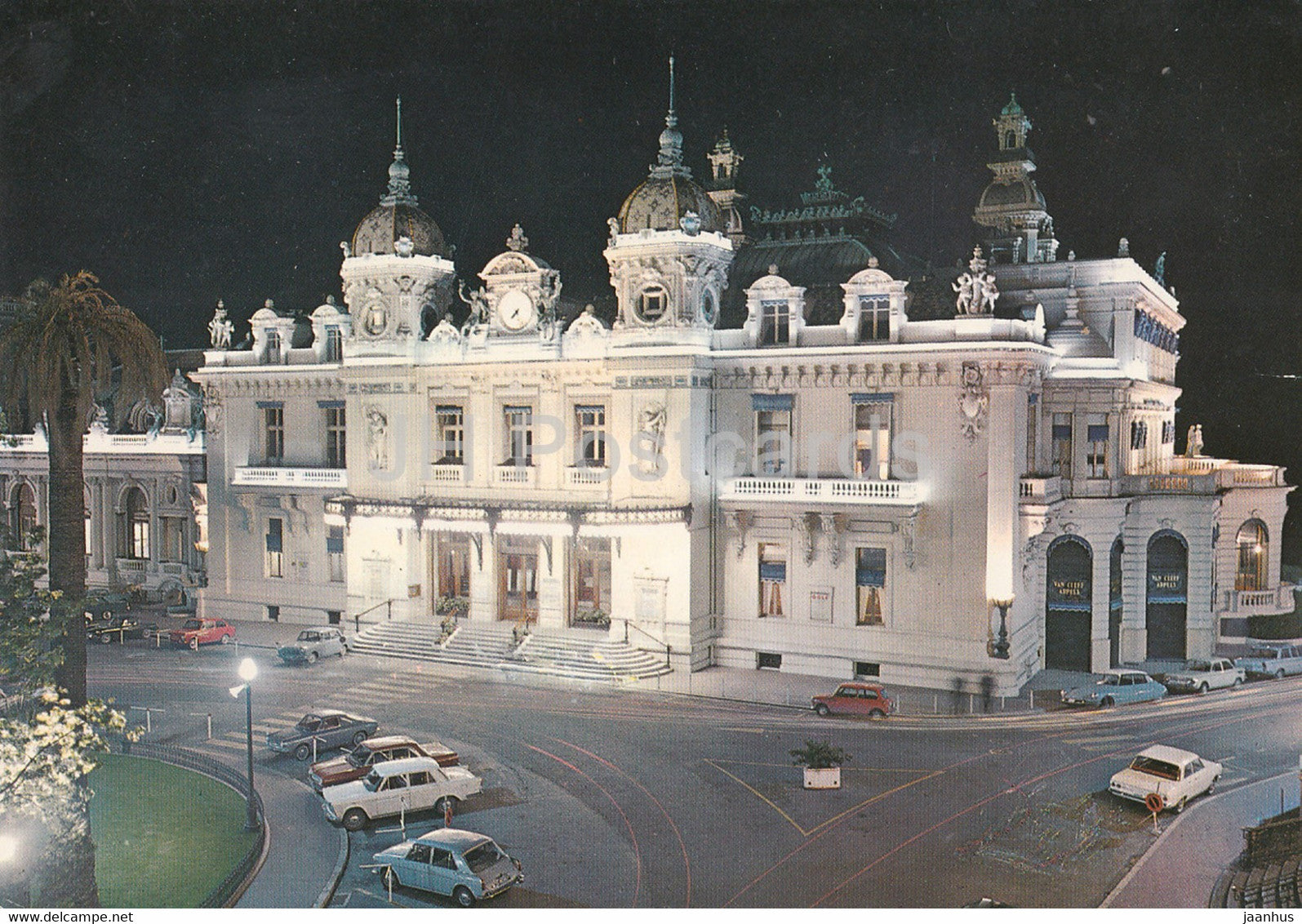 Monte Carlo - Les Illuminations du Casino - car - Monaco - unused - JH Postcards