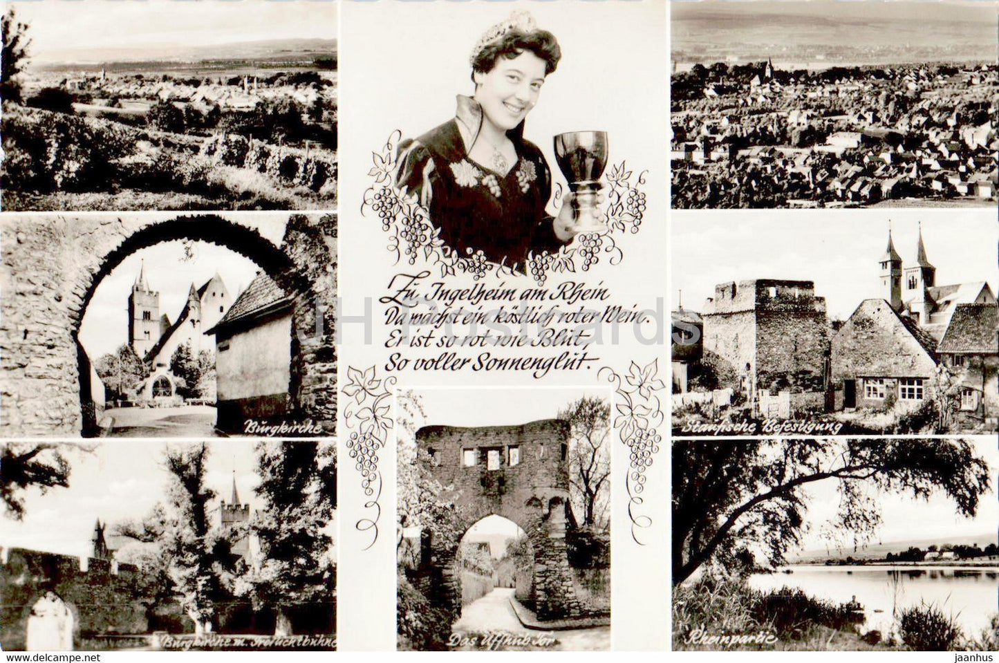 Ingelheim am Rhein - Germany - used - JH Postcards