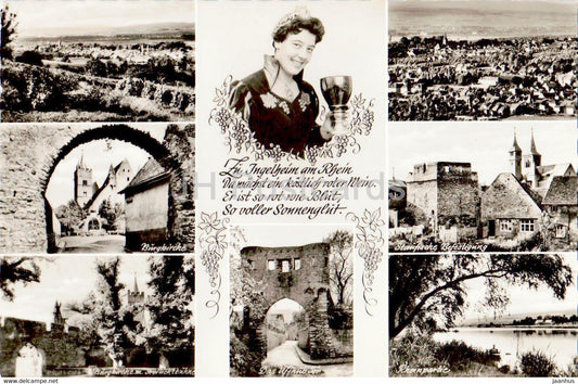 Ingelheim am Rhein - Germany - used - JH Postcards