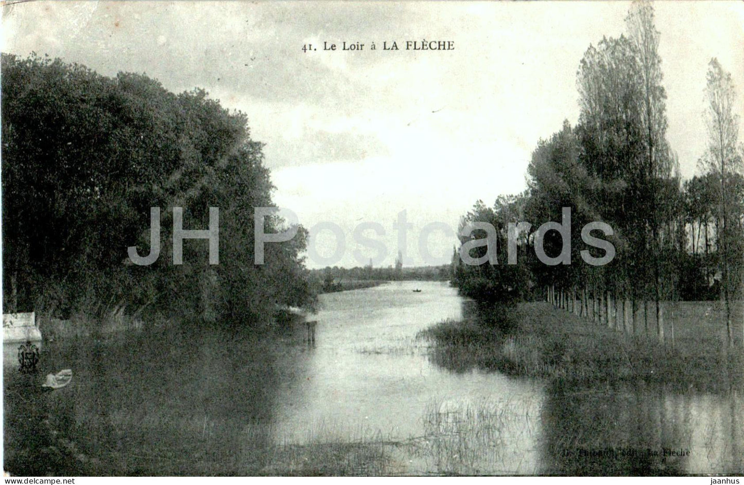 Le Loir a La Fleche - 41 - old postcard - 1905 - France - used - JH Postcards