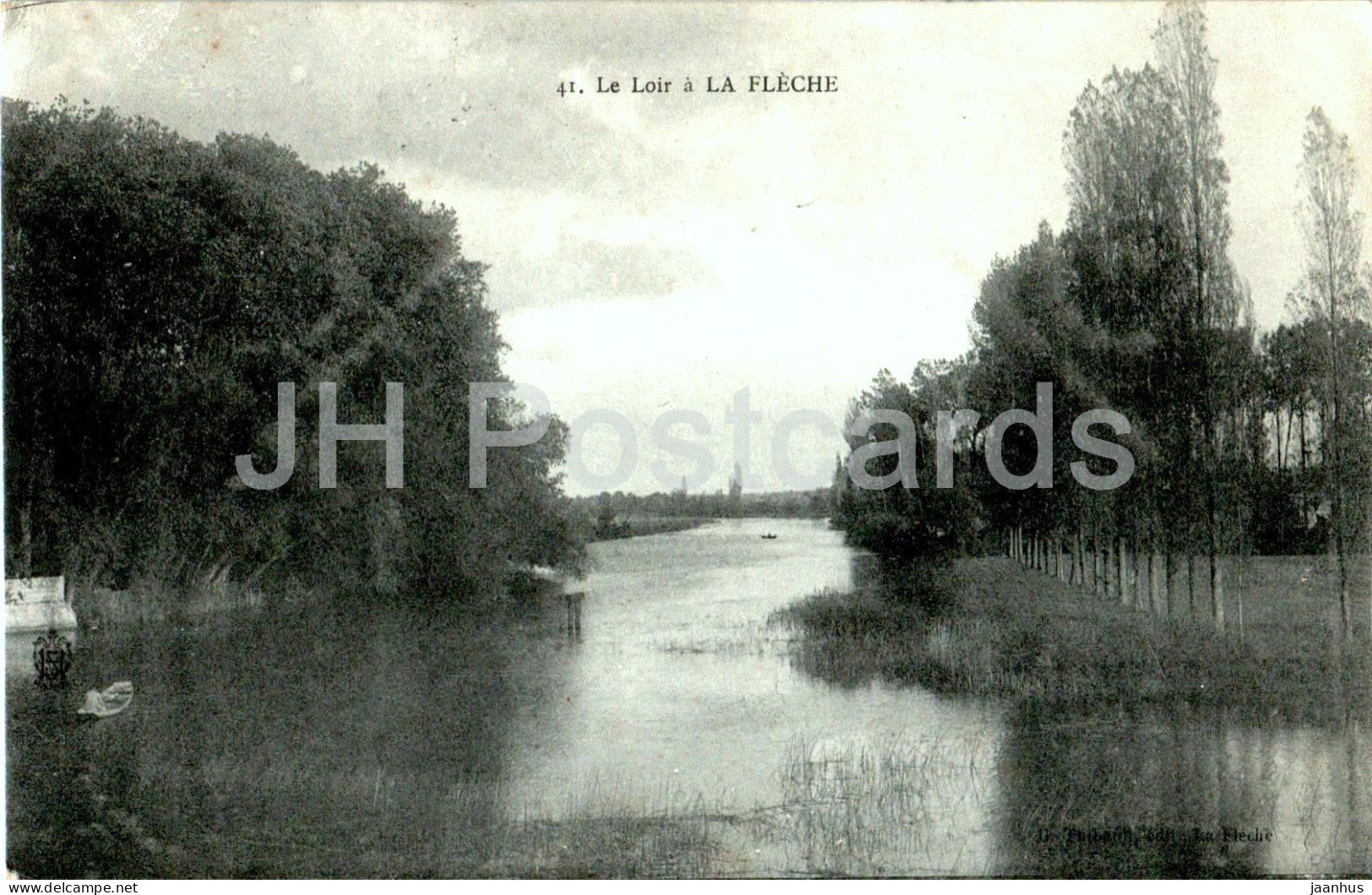 Le Loir a La Fleche - 41 - old postcard - 1905 - France - used - JH Postcards