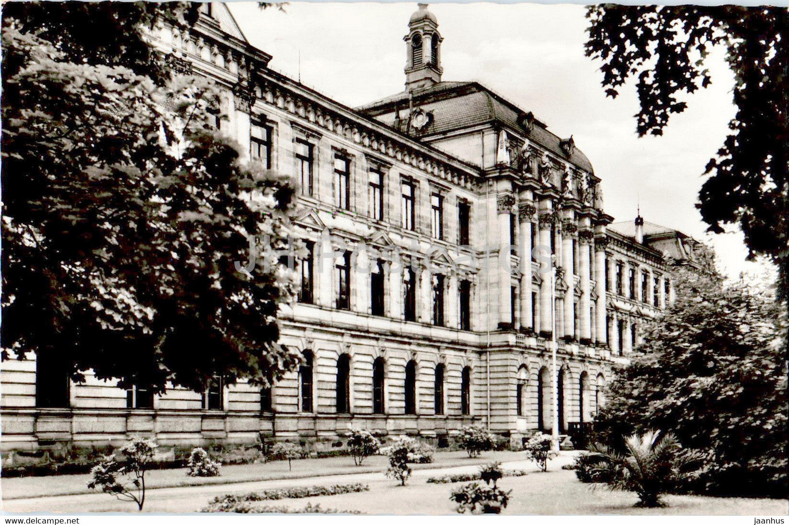 Erlangen - Kollegienhaus - old postcard - 1959 - Germany - used - JH Postcards