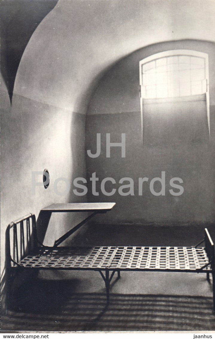 Prison Cell of Gorky in 1905 - Peter and Paul Fortress Museum - Leningrad - St Petersburg - 1966 - Russia USSR - unused - JH Postcards