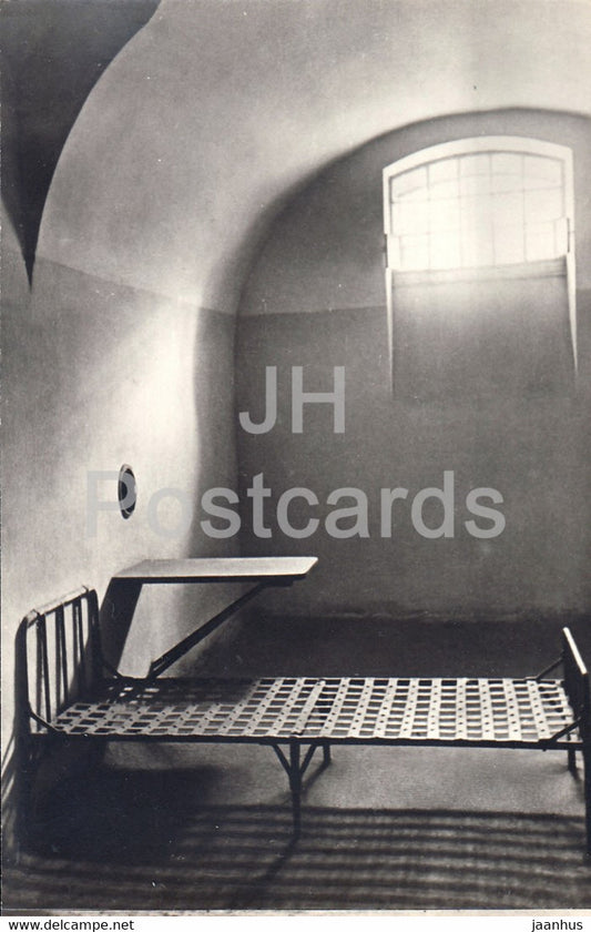 Prison Cell of Gorky in 1905 - Peter and Paul Fortress Museum - Leningrad - St Petersburg - 1966 - Russia USSR - unused - JH Postcards