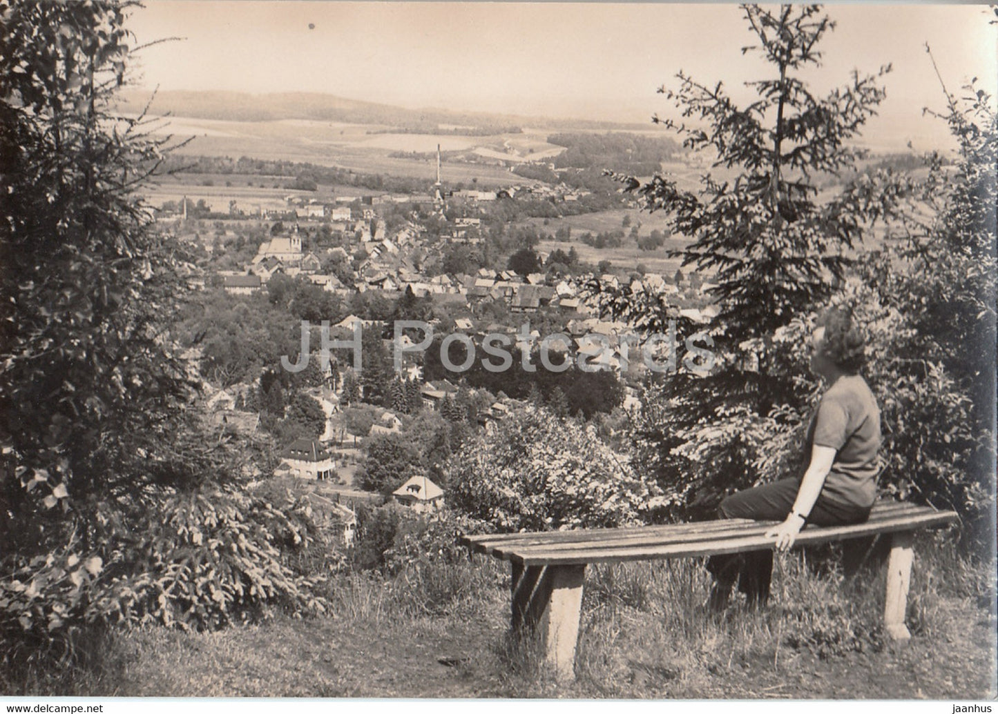 Eisenach - Blick vom Metilstein zur Wartburg - Germany DDR - unused - JH Postcards