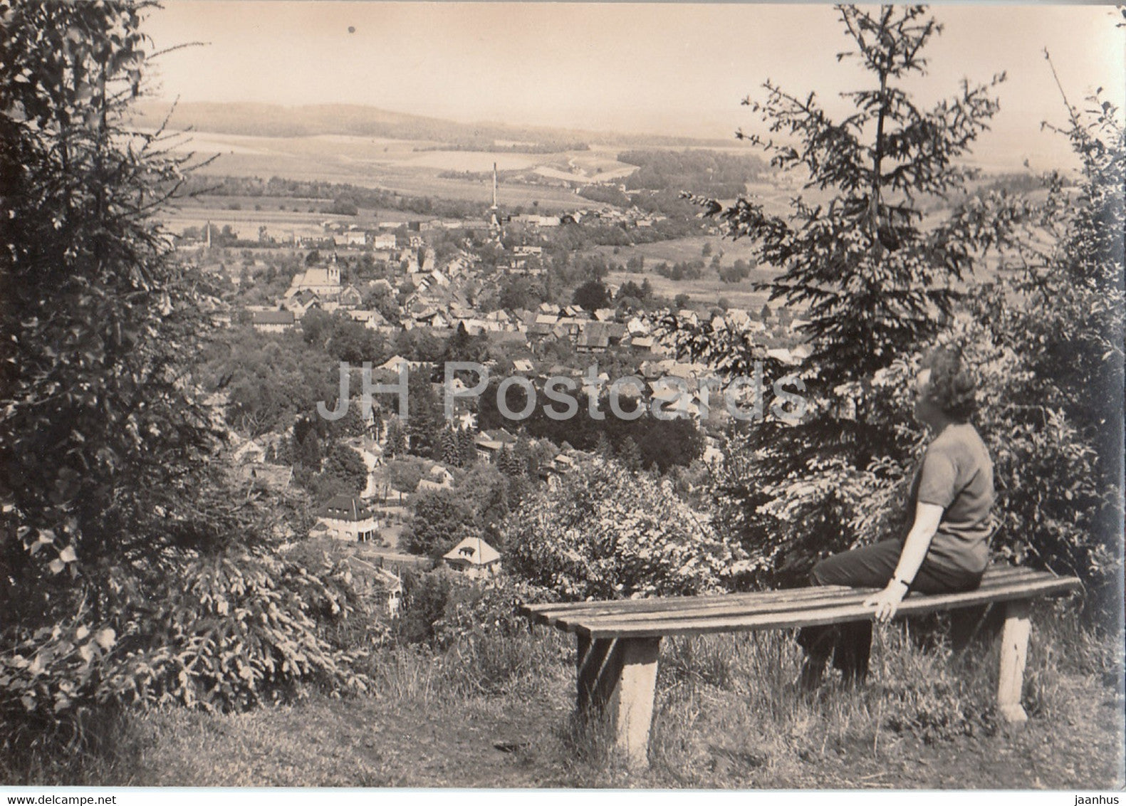 Eisenach - Blick vom Metilstein zur Wartburg - Germany DDR - unused - JH Postcards