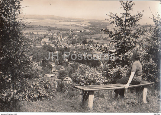 Eisenach - Blick vom Metilstein zur Wartburg - Germany DDR - unused - JH Postcards