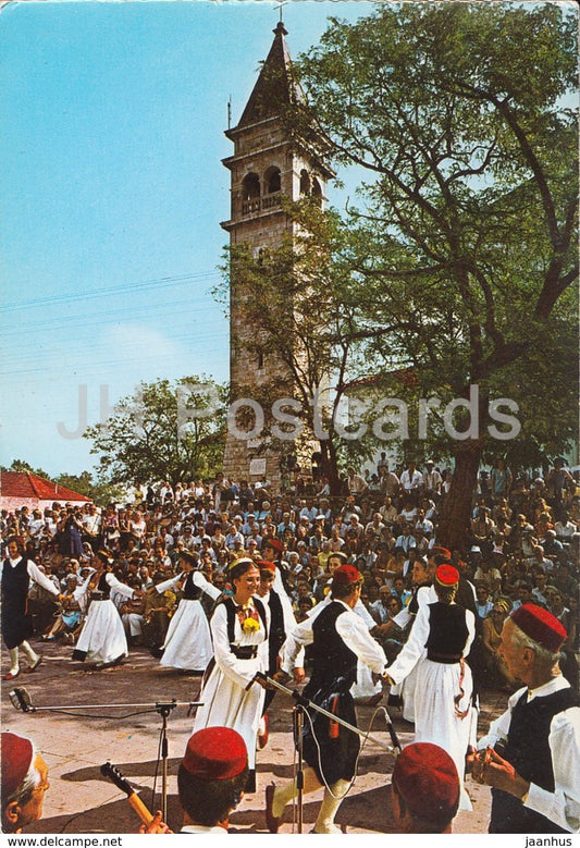 Cilipi - Dubrovnik - Folk Costumes from Konavle - 1978 - Croatia - Yugoslavia - used - JH Postcards