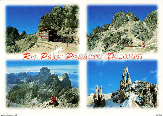 Rif Passo Principe Dolomiti - Gruppo del Catinaccio - Italy - unused - JH Postcards