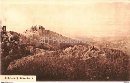 Hohbarr & Geroldseck - 161 - old postcard - France - unused - JH Postcards