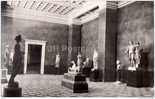 Ancient Art Hall - The New Hermitage - Leningrad - St. Petersburg - Russia USSR - unused - JH Postcards