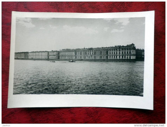 Leningrad - St. Petersburg - Hermitage museum - Winter Palace - 1952 - Russia - USSR - unused - JH Postcards