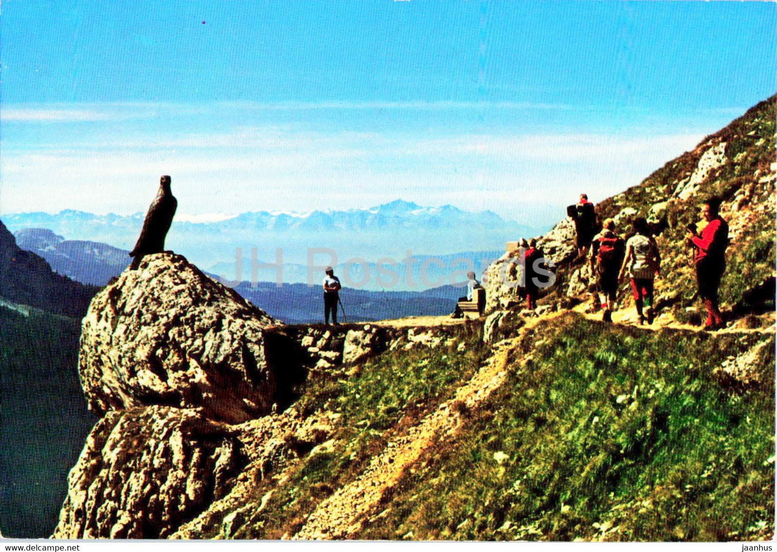 Monumento a Christomannos - Rosengartengruppe - Dolomiti - Gruppo del Catinaccio - Italy - unused - JH Postcards