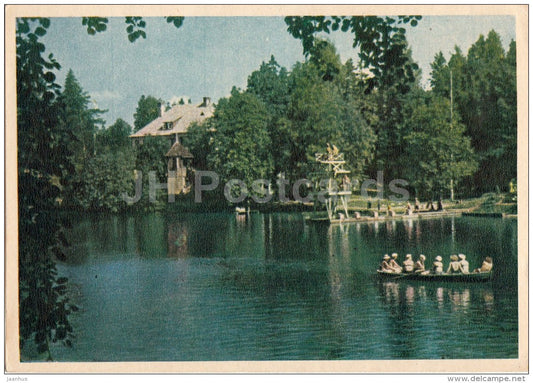 Nelijärve tourist base in Aegviidu - 1957 - Estonia USSR - unused - JH Postcards