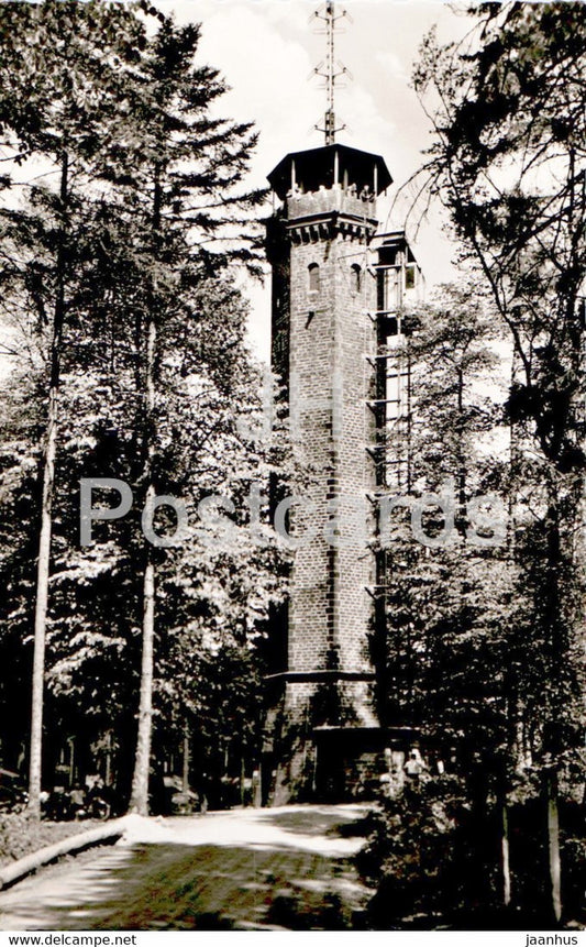 Gruss vom Konigstuhl Heidelberg 568 m - old postcard - Germany - unused - JH Postcards