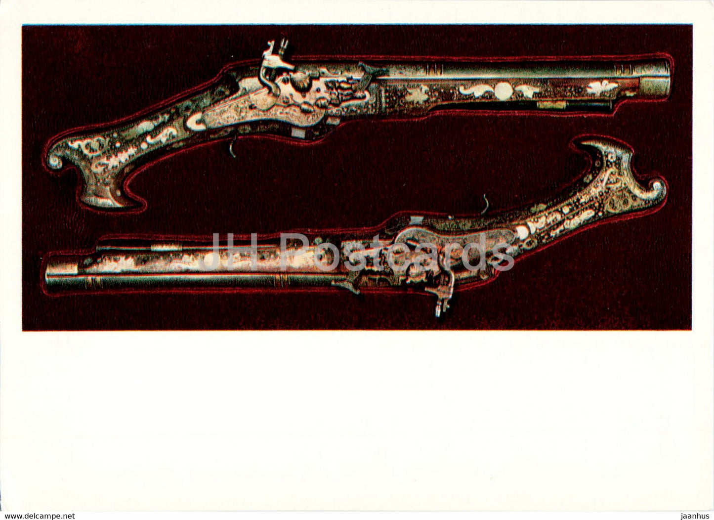 Pistols - Moscow Kremlin Armoury - 1976 - Russia USSR - unused - JH Postcards