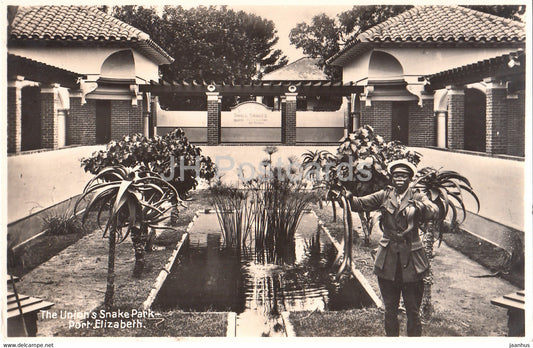 Port Elizabeth - The Union's Snake Park - old postcard - 1936 - South Africa - used - JH Postcards
