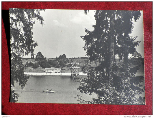 swimming pool - Tõrva - 1963 - Estonia USSR - unused - JH Postcards