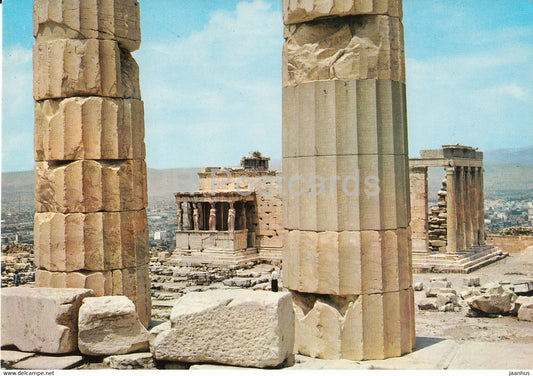 Athens - The Erechtheion as seen from the Parthenon - Ancient Greece - Greece - unused - JH Postcards