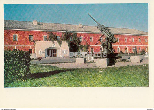 Brest - Museum of Defence - anti-aircraft gun - 1970 - Belarus USSR - unused - JH Postcards