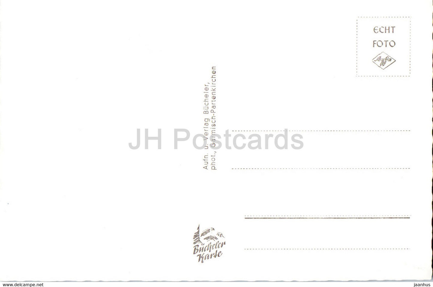 Oberau b Garmisch - carte postale ancienne - Allemagne - inutilisée