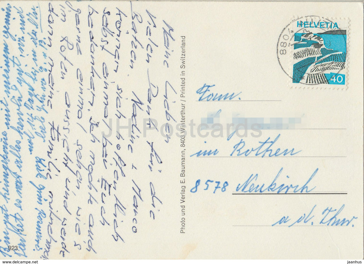 Stafa - Rapperswil - Wadenswil - Meilen - Horgen - Zurich - multiview - 923 - 1977 - Switzerland - used