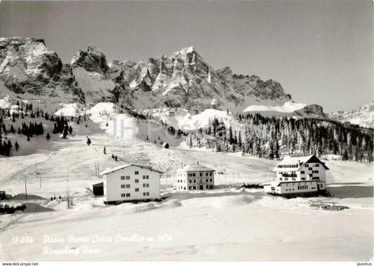 Passo Monte Croce Comelico 1656 m - Kreuzberg Pass - 17-074 - Italy - used - JH Postcards