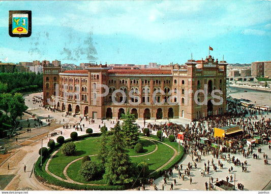 Madrid - Plaza del Toros - bullfight arena - 108 - 1986 - Spain - used - JH Postcards