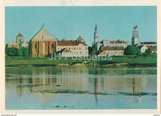 Kaunas - The Old Town seen from the Neris - 1965 - Lithuania USSR - unused - JH Postcards