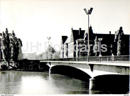 Wroclaw - Most Pokoju na Odrze - Peace Bridge on the Oder River - 1965 - Poland - used - JH Postcards