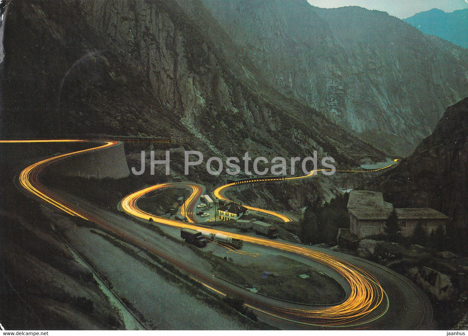 Gotthardpass - Schollenen - 3484 - 1978 - Switzerland - used - JH Postcards
